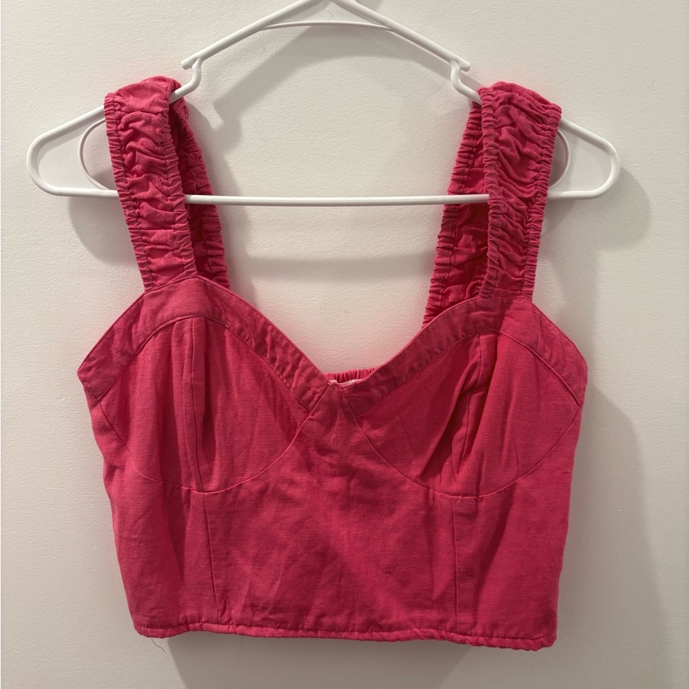 2 Piece Pink ‘Linen’ Set (Medium)